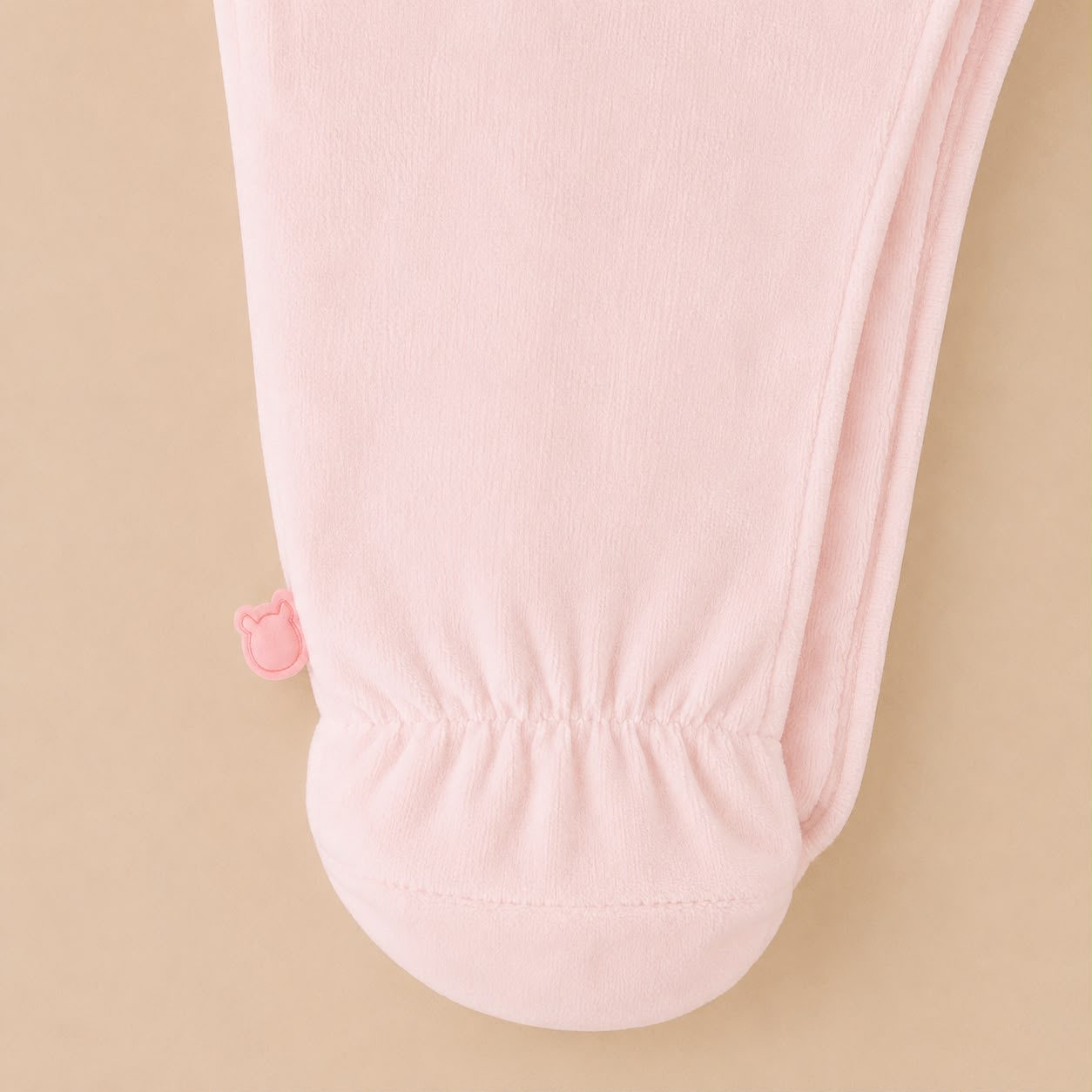 Baby pyjama - velvet pink (maat: 50/56)