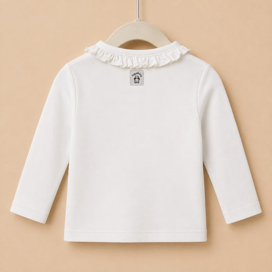 Frogs and dogs ruffle shirt 62 en 68 achterkant