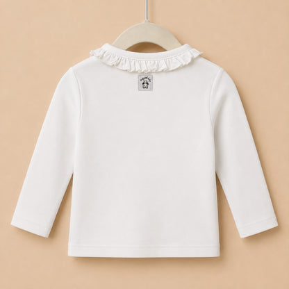 Frogs and dogs ruffle shirt 62 en 68 achterkant