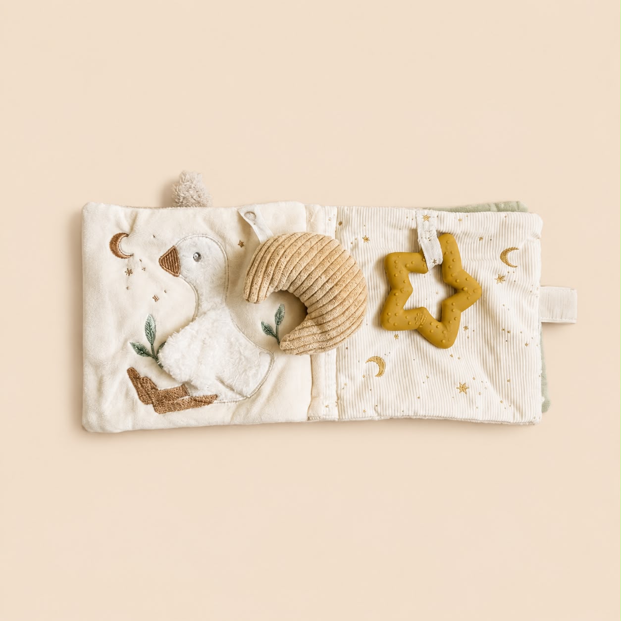 Little dutch activiteitenboekje beige bunny and goose en bijtring