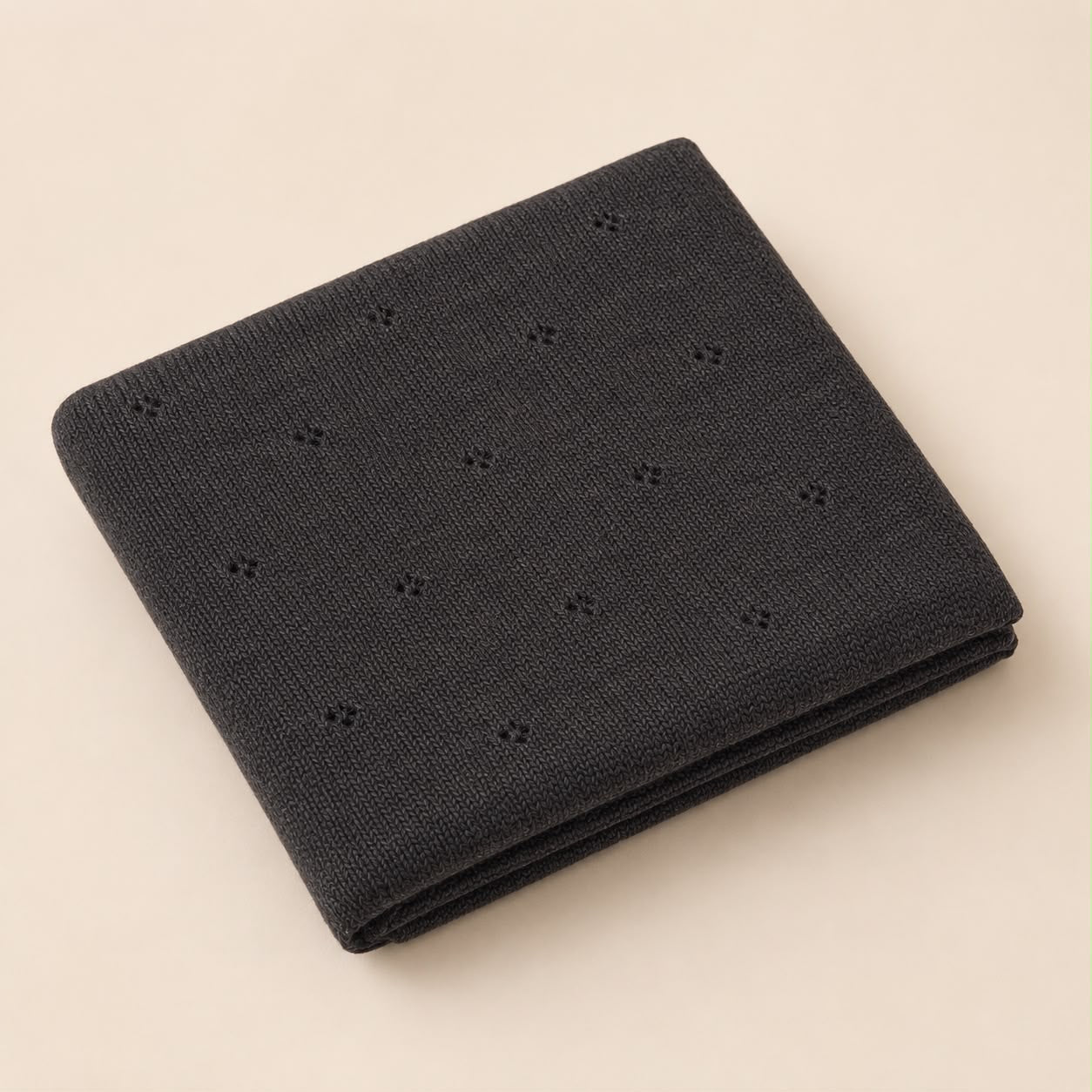 Merino wollen dekentje bruin