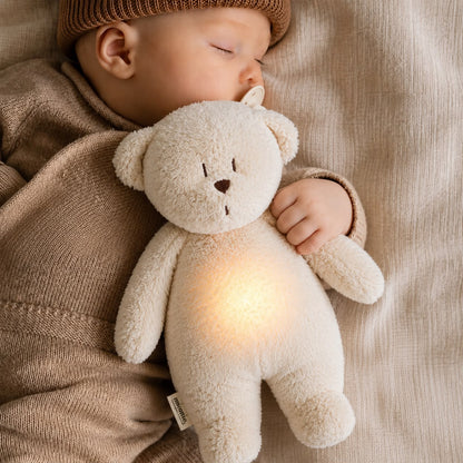 Moonie humming bear slaaptrainer knuffel polar baby