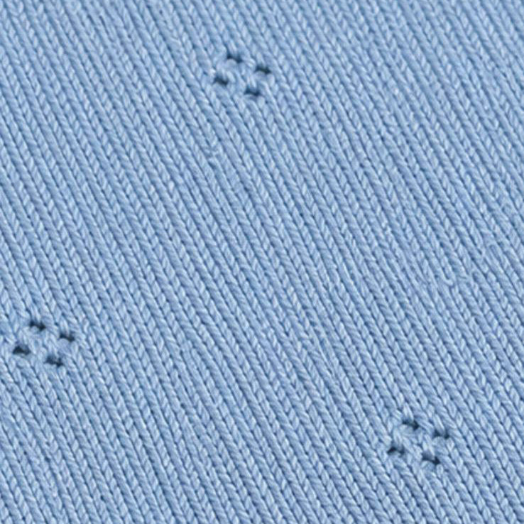 Merino Wollen Dekentje - Blauw