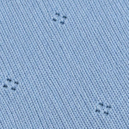 Merino Wollen Dekentje - Blauw